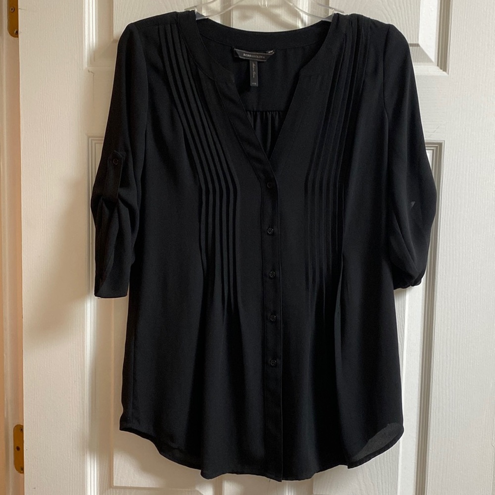 Bcbg black tunic size xxs